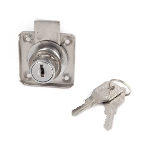 Meubelslot met slotbouten 43x43mm